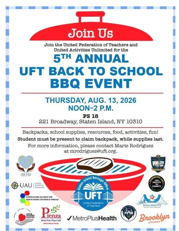 5th Annual UFT Back to School BBQ